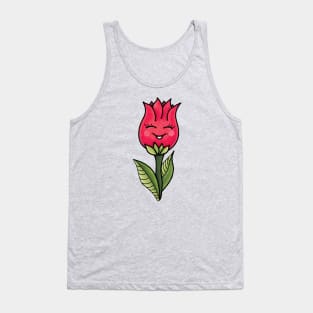 Cute Spring Flower Cartoon Character Tank Top